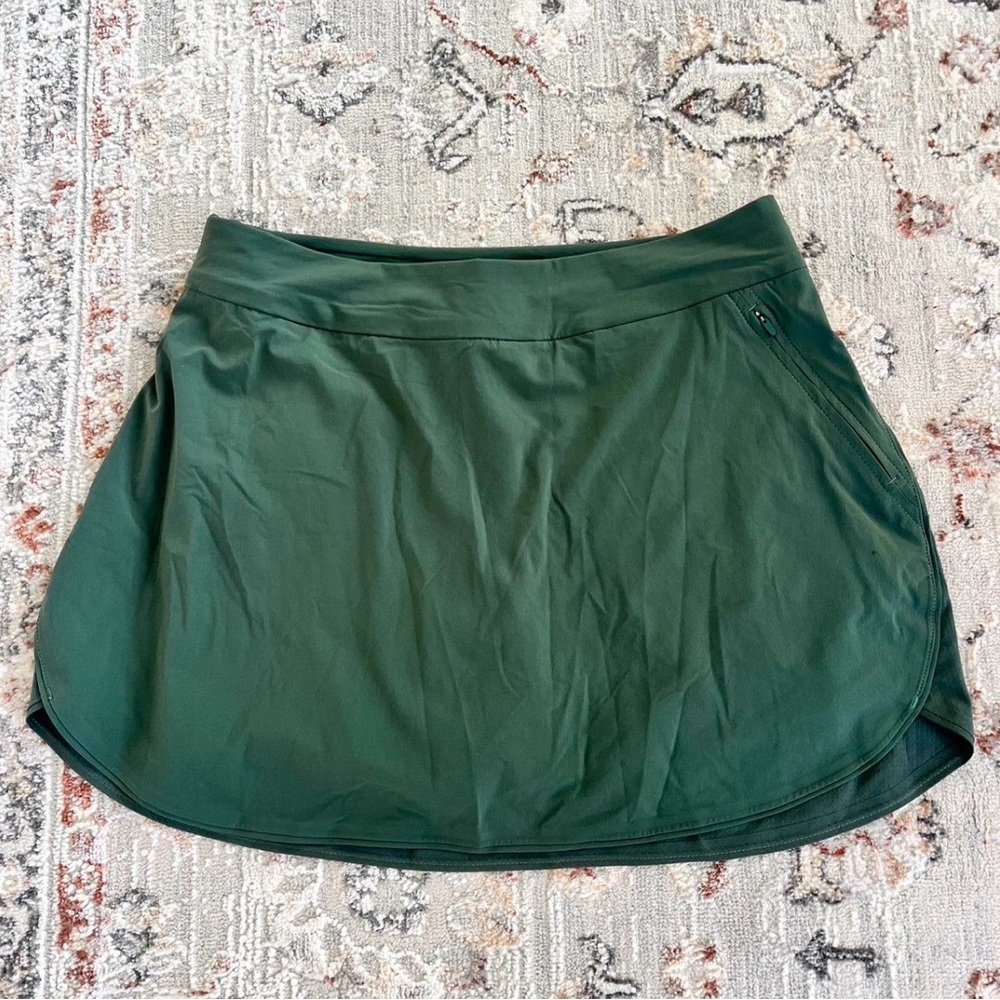 Outdoor Voices Dark Green Skater Skirt